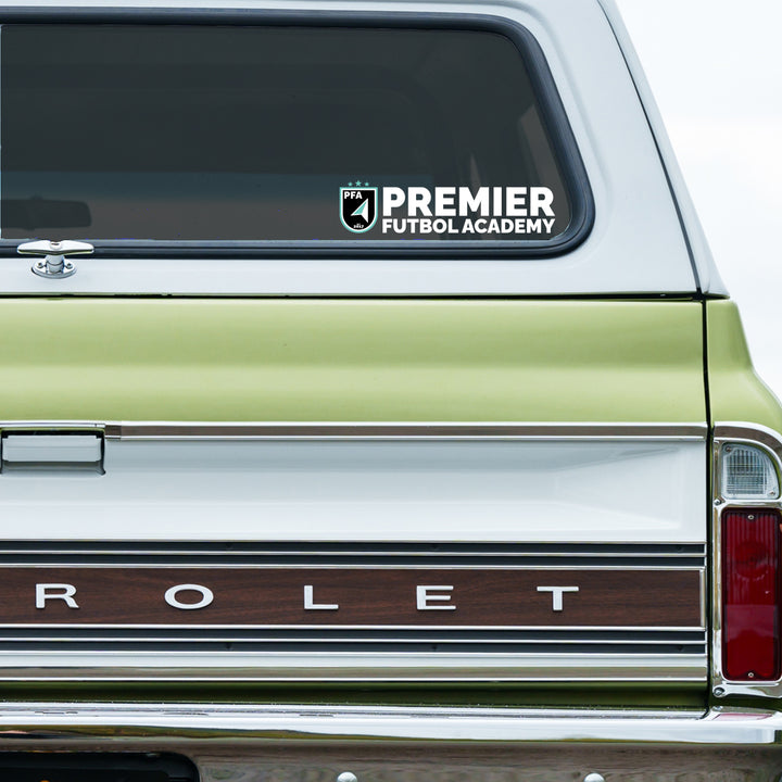Premier Futbol Academy Window Decal